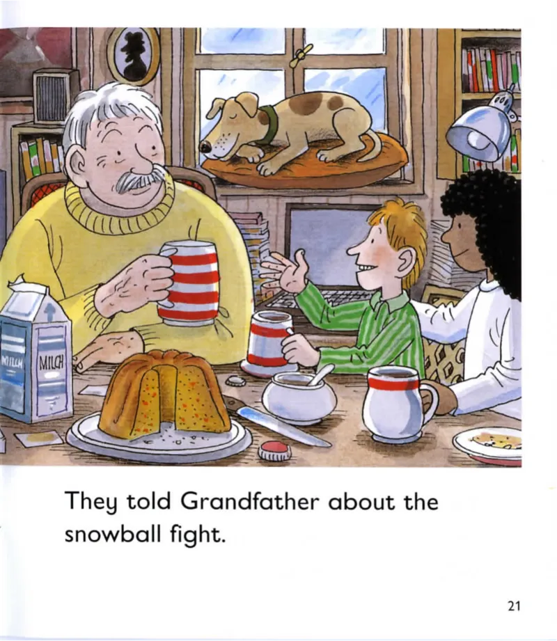 5-06VillageintheSnow_Frank（小毛怪）老师爆笑阅读单词课（50个故事3000词）_牛津树5级别穿越单词课课件