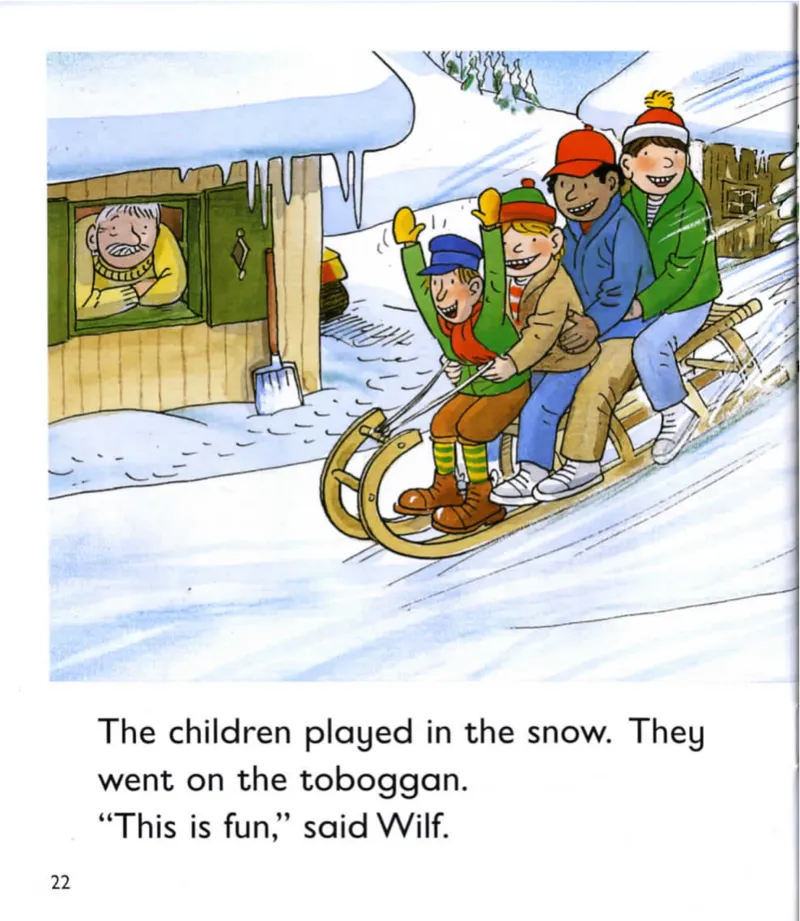 5-06VillageintheSnow_Frank（小毛怪）老师爆笑阅读单词课（50个故事3000词）_牛津树5级别穿越单词课课件