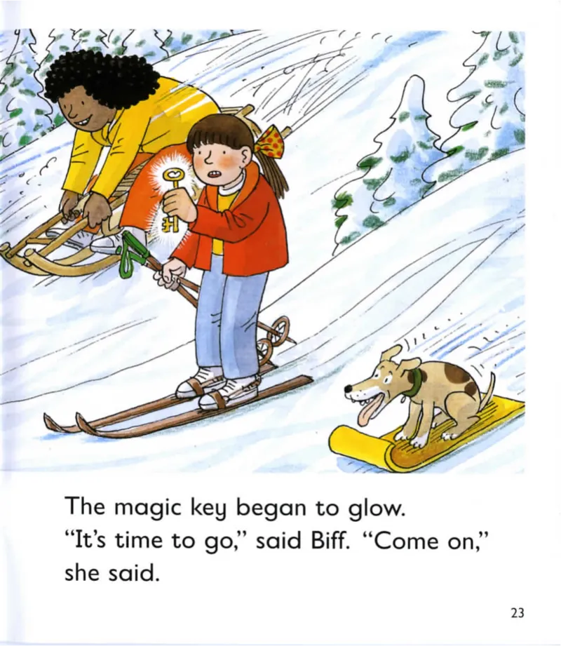 5-06VillageintheSnow_Frank（小毛怪）老师爆笑阅读单词课（50个故事3000词）_牛津树5级别穿越单词课课件