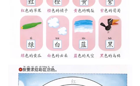p70-课文&ldquo;认识颜色&rdquo;_幼小衔接全套_7.幼小衔接全套_22、幼小衔接教材_语文幼小衔接教师参考用书word（语文）