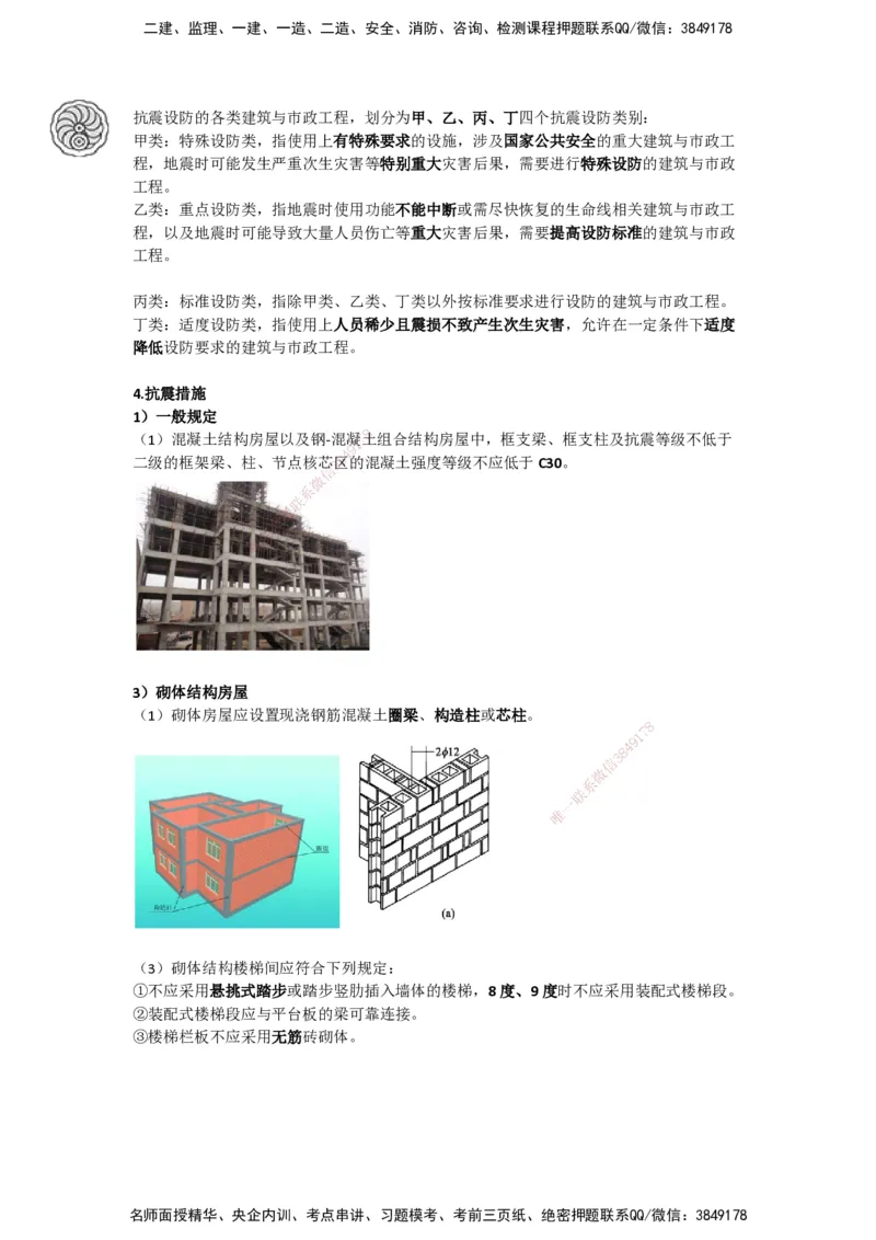 02-龚孝炜-第一章-建筑工程设计技术（二）_2026年一级建造师_2026年一建建筑_2025年一建建筑SVIP_04-冲刺串讲✿考点强化✿小灶集训_43-建筑《考点特训班》龚孝炜CSW_讲义