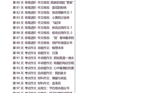 6年级下好文仿写小练笔新146页_A016天天小练笔_6下天天小练笔