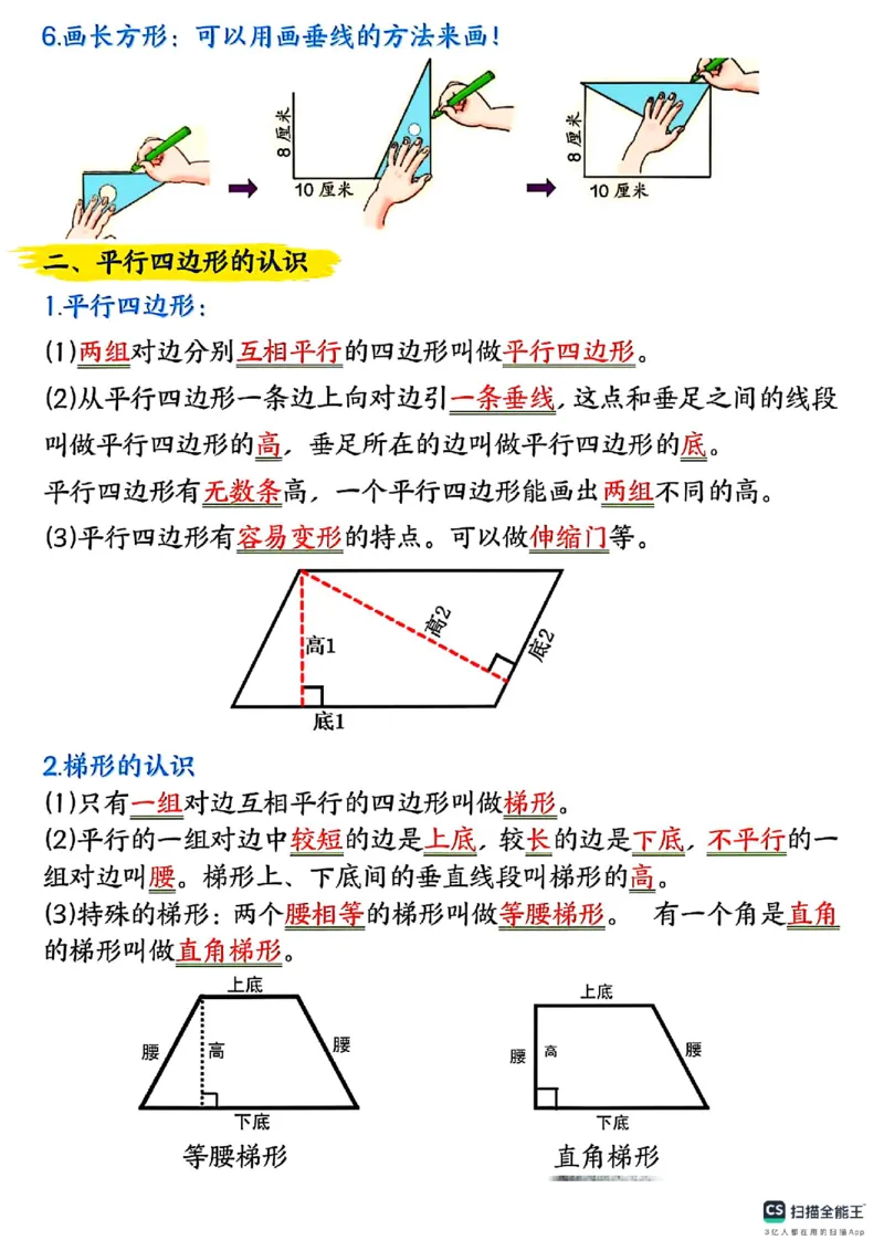 25秋四年级上册数学人教版《重点知识点归纳整理》14页_四上数学25秋