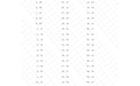 100以内减法第21-40篇答案_小学数学口算竖式脱式计算应用题一二三四五六年级上下册电_小学数学口算题库电子版（1-6）_小学数学口算一年级_口算题适合1年级(含答案）