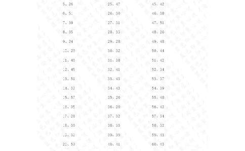 100以内减法第21-40篇答案_小学数学口算竖式脱式计算应用题一二三四五六年级上下册电_小学数学口算题库电子版（1-6）_小学数学口算一年级_口算题适合1年级(含答案）