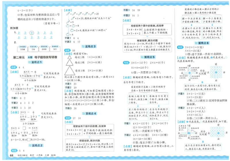25秋王朝霞：培优100分 2数上
