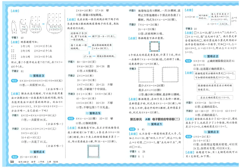 25秋王朝霞：培优100分 2数上