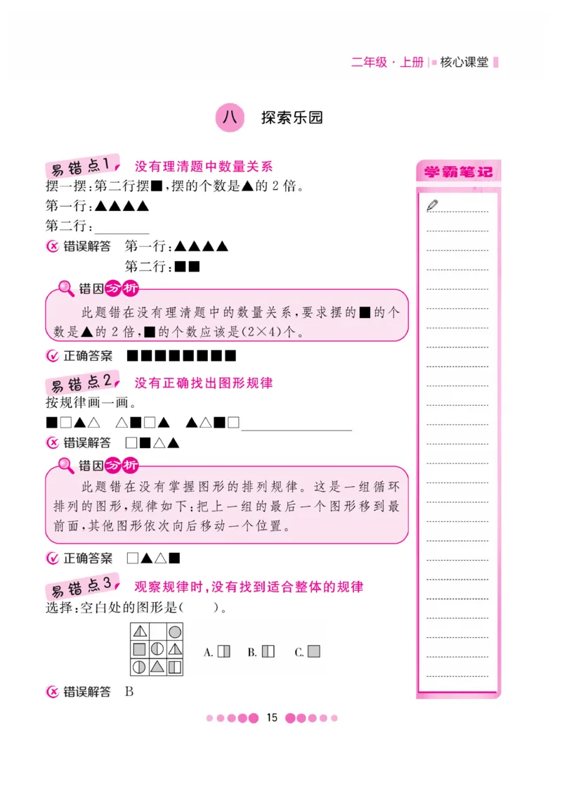 《核心课堂》2年级数学上册（冀教版）册_2024年人教版小学数学一二三四五六年级上册下册期中期末试a0747_小学全科《同步练习+精品试卷》打包下载（1-6年级单元月考期中期末试卷）