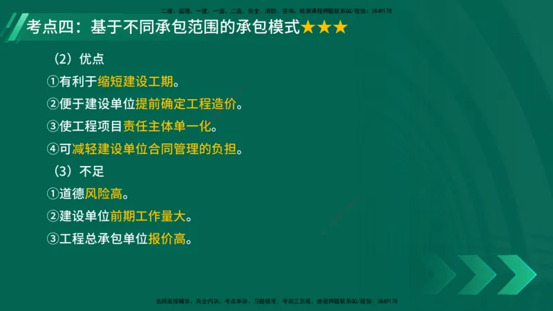 25年一建《项目管理》核心考点在线版_2026年一级建造师_2026年一建管理_2025年一建管理SVIP_04-冲刺串讲✿考点强化✿小灶集训_20-管理《核心考点狙击》张老师YL_讲义