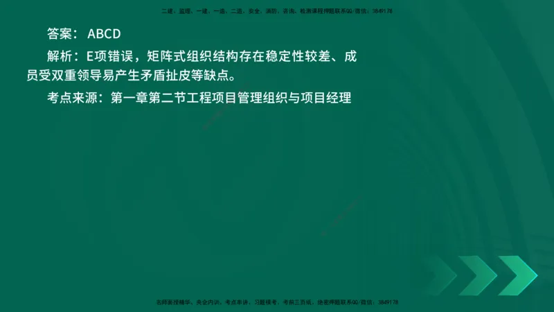 25年一建《项目管理》核心考点在线版_2026年一级建造师_2026年一建管理_2025年一建管理SVIP_04-冲刺串讲✿考点强化✿小灶集训_20-管理《核心考点狙击》张老师YL_讲义