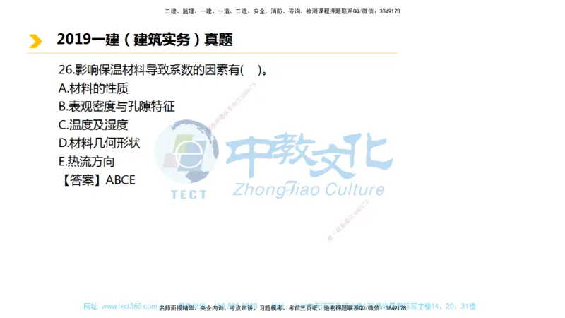 01.一建建筑-2019年真题解析-讲义_2026年一级建造师_2026年一建建筑_2025年一建建筑SVIP_03-习题精析✿实战特训✿模考通关_24-建筑《真题解析班》名师ZJ_课程讲义