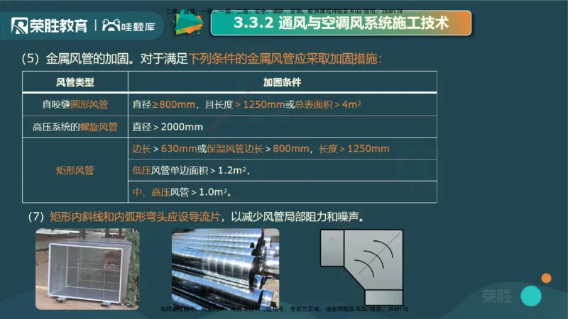 3.3通风与空调工程施工技术1（PPT版）_2026年一级建造师_2026年一建机电_2025年一建机电SVIP_02-基础精讲✿高端面授✿深度强化_12-机电《教材精讲班》王峰RS推荐_讲义