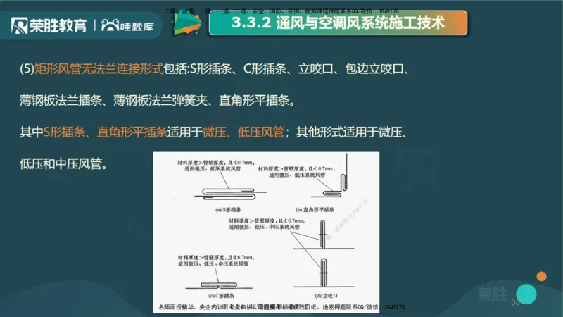 3.3通风与空调工程施工技术1（PPT版）_2026年一级建造师_2026年一建机电_2025年一建机电SVIP_02-基础精讲✿高端面授✿深度强化_12-机电《教材精讲班》王峰RS推荐_讲义
