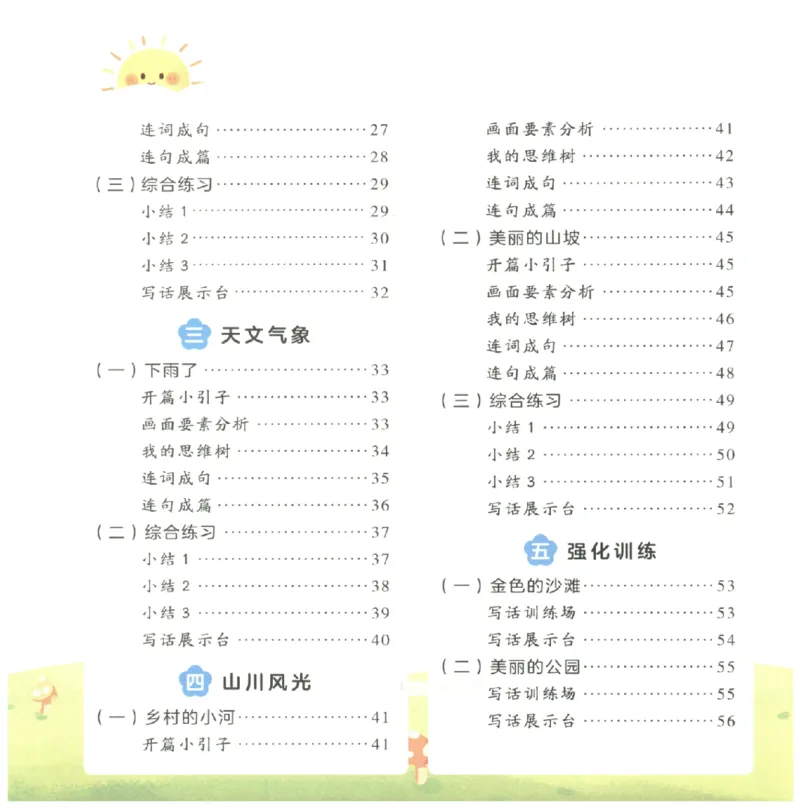 一学就会的看图写话(写景篇)(1)_一学就会的看图写话