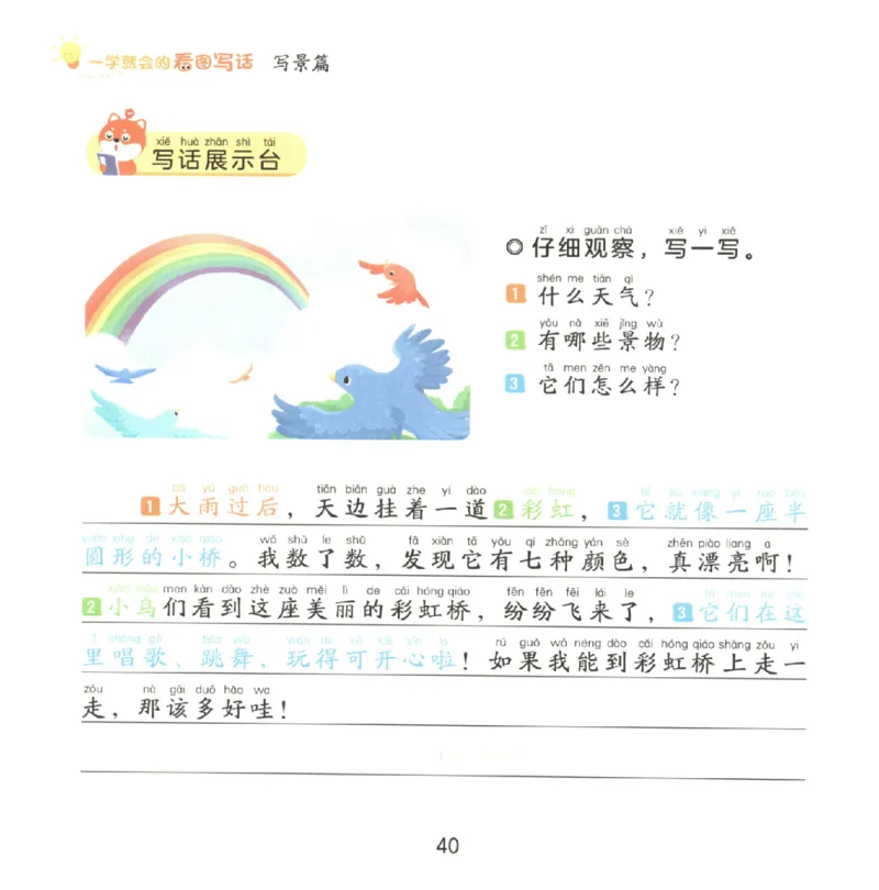 一学就会的看图写话(写景篇)(1)_一学就会的看图写话