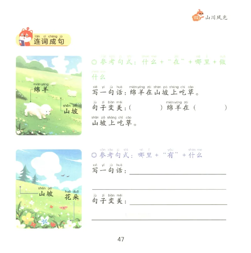 一学就会的看图写话(写景篇)(1)_一学就会的看图写话