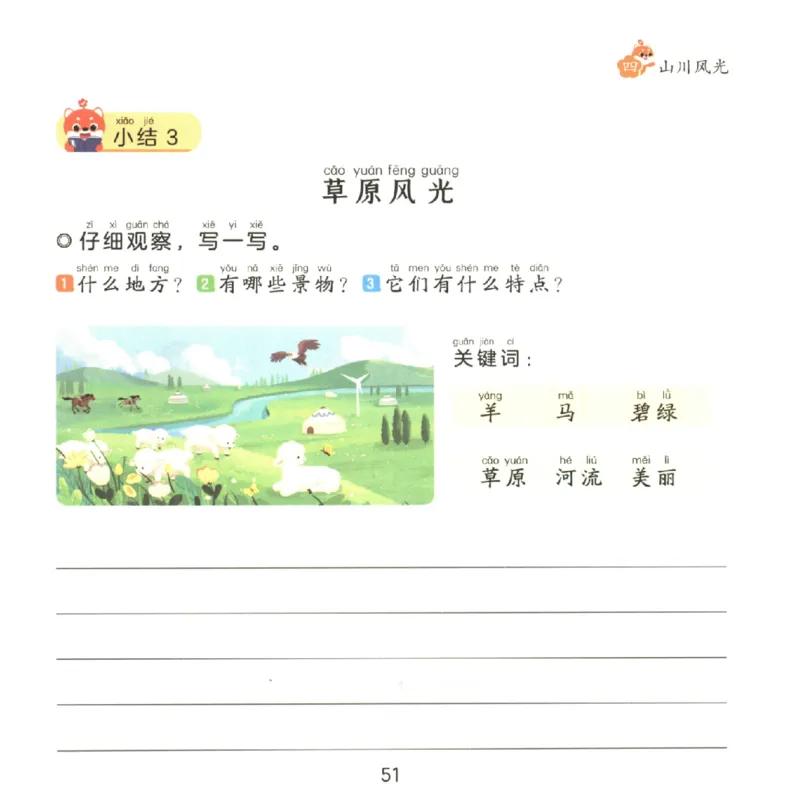 一学就会的看图写话(写景篇)(1)_一学就会的看图写话