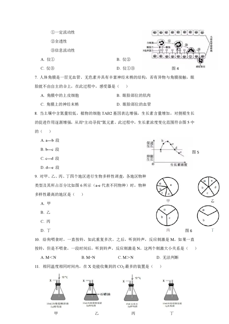 2019年高考生物试卷（上海）（空白卷）_生物历年高考真题_新&middot;PDF版2008-2025&middot;高考生物真题_生物（按省份分类）2008-2025_2008-2022&middot;（上海）生物高考真题