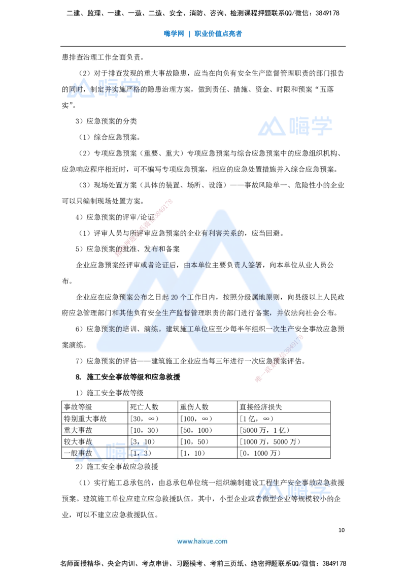09.2025宿吉南-名师冲刺特训-第7章（9）建设工程施工安全管理_2026年一级建造师_2026年一建管理_2025年一建管理SVIP_04-冲刺串讲✿考点强化✿小灶集训_讲义