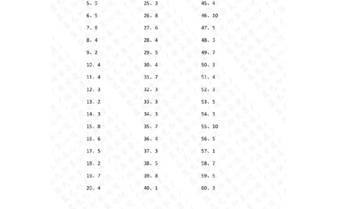 10以内减法第61-80篇答案_小学数学口算竖式脱式计算应用题一二三四五六年级上下册电_小学数学口算题库电子版（1-6）_小学数学口算一年级_口算题适合1年级(含答案）