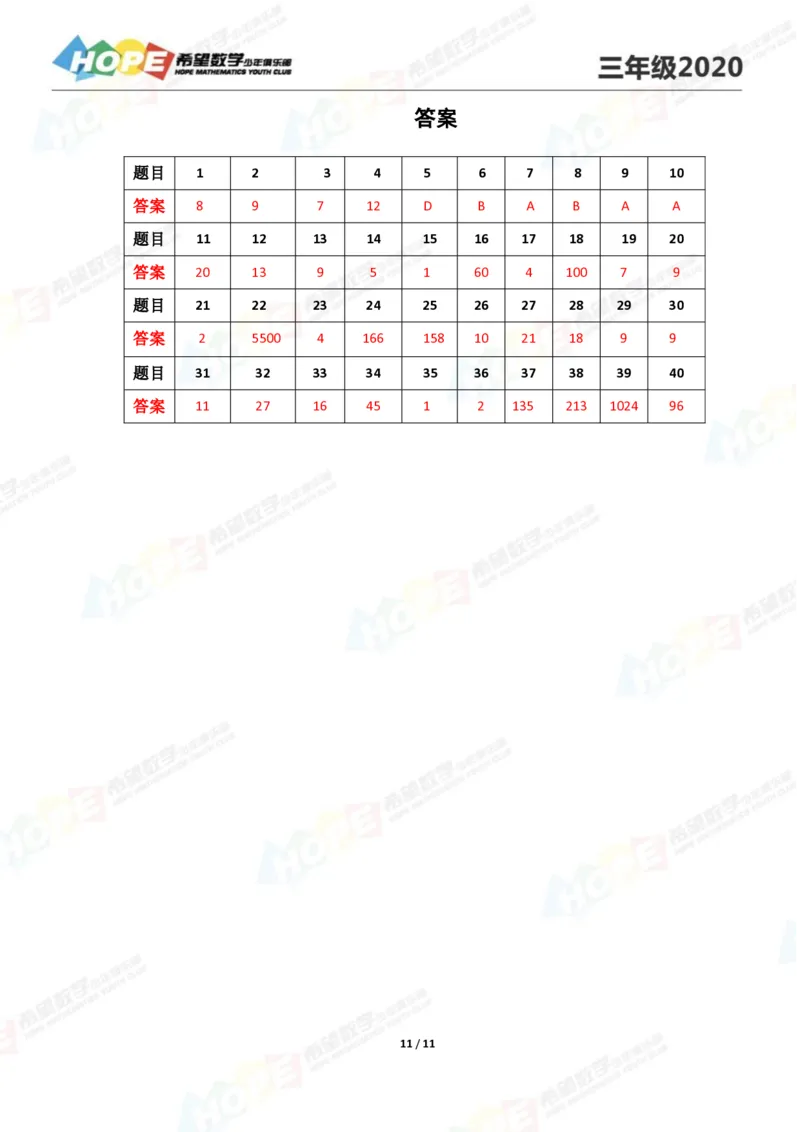 2024年3年级完整版_希望杯IHC