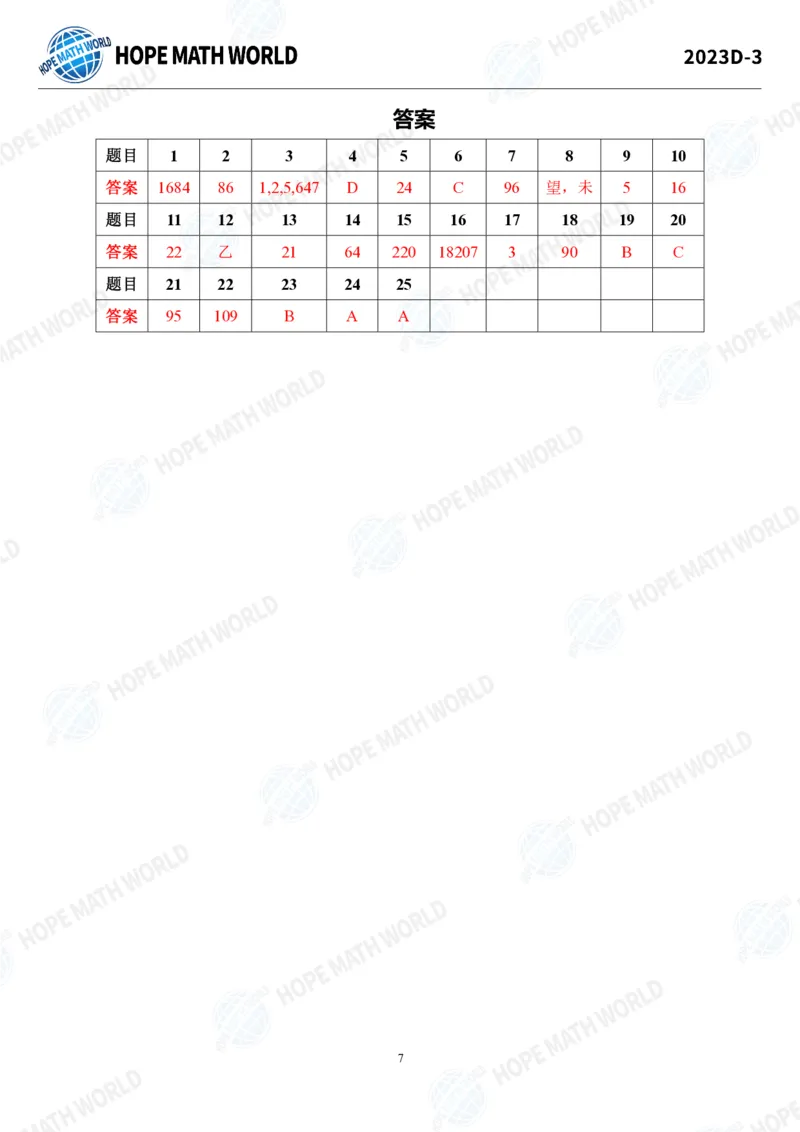 2024年3年级完整版_希望杯IHC