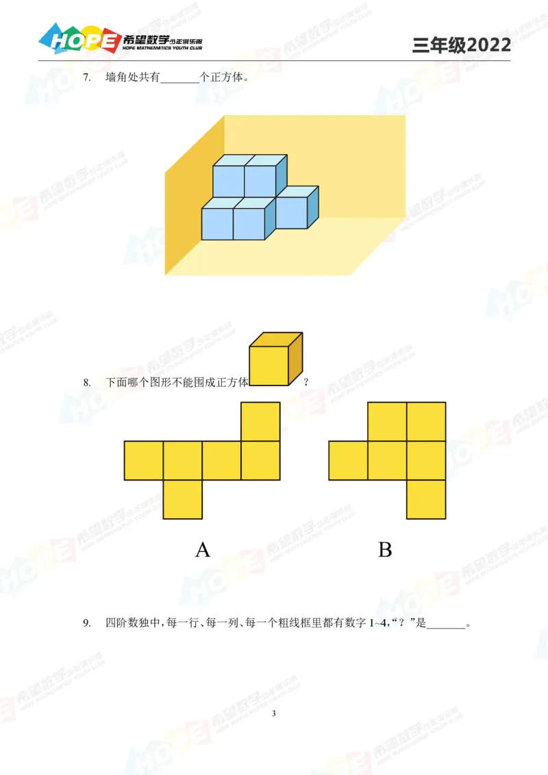 2024年3年级完整版_希望杯IHC
