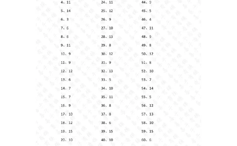 15以内加法第21~40篇答案_小学数学口算竖式脱式计算应用题一二三四五六年级上下册电_小学数学口算题库电子版（1-6）_小学数学口算一年级_口算题适合1年级(含答案）