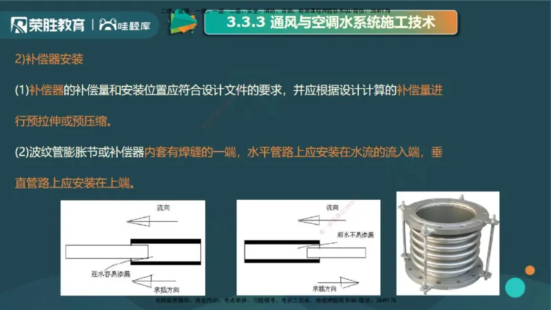 3.3通风与空调工程施工技术3（PPT版）_2026年一级建造师_2026年一建机电_2025年一建机电SVIP_02-基础精讲✿高端面授✿深度强化_12-机电《教材精讲班》王峰RS推荐_讲义