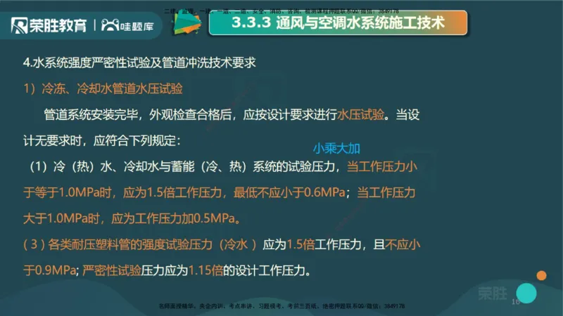 3.3通风与空调工程施工技术3（PPT版）_2026年一级建造师_2026年一建机电_2025年一建机电SVIP_02-基础精讲✿高端面授✿深度强化_12-机电《教材精讲班》王峰RS推荐_讲义