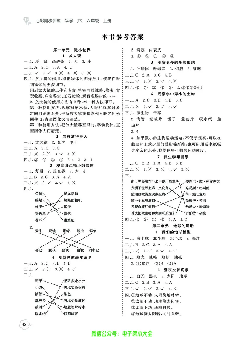 科学6a_2024年人教版小学数学一二三四五六年级上册下册期中期末试a0747_小学全科《同步练习+精品试卷》打包下载（1-6年级单元月考期中期末试卷）_小学科学