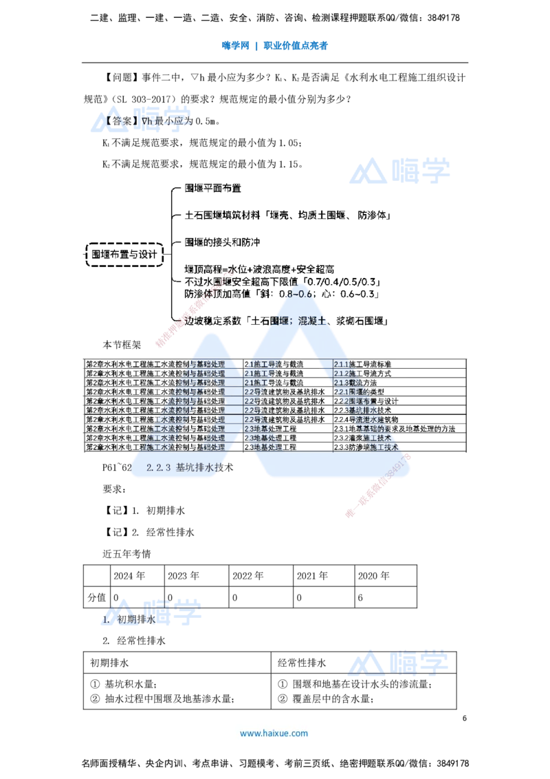 11.2025马丽娜-3D实景通关-第2章（2）导流建筑物及基坑排水_2026年一级建造师_2026年一建水利_2025年一建水利SVIP_02-基础精讲✿高端面授✿深度强化_讲义