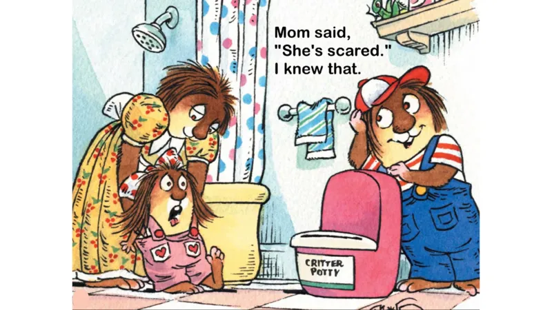 09.TheNewPotty_Frank（小毛怪）老师爆笑阅读单词课（50个故事3000词）_小炸毛爆笑故事单词课课件