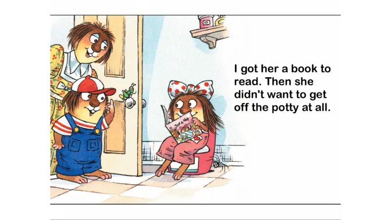 09.TheNewPotty_Frank（小毛怪）老师爆笑阅读单词课（50个故事3000词）_小炸毛爆笑故事单词课课件