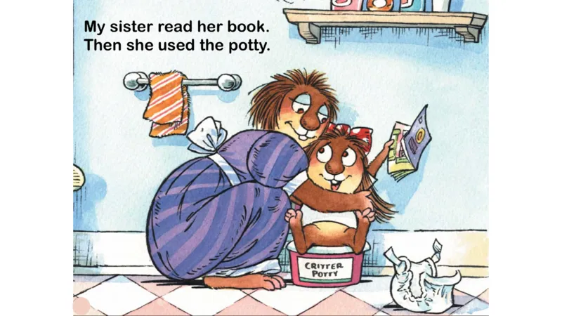 09.TheNewPotty_Frank（小毛怪）老师爆笑阅读单词课（50个故事3000词）_小炸毛爆笑故事单词课课件