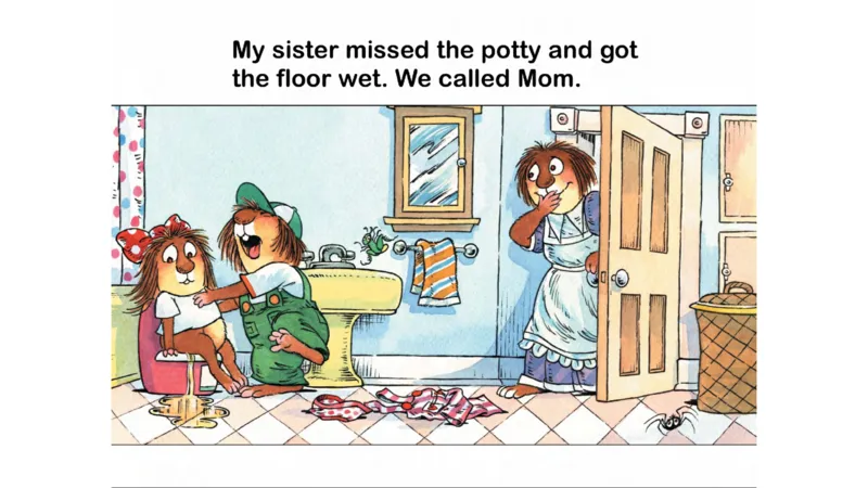 09.TheNewPotty_Frank（小毛怪）老师爆笑阅读单词课（50个故事3000词）_小炸毛爆笑故事单词课课件