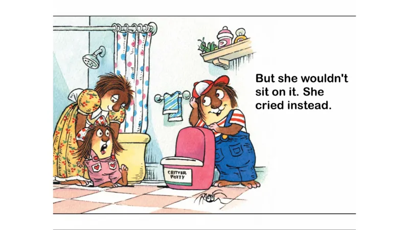 09.TheNewPotty_Frank（小毛怪）老师爆笑阅读单词课（50个故事3000词）_小炸毛爆笑故事单词课课件