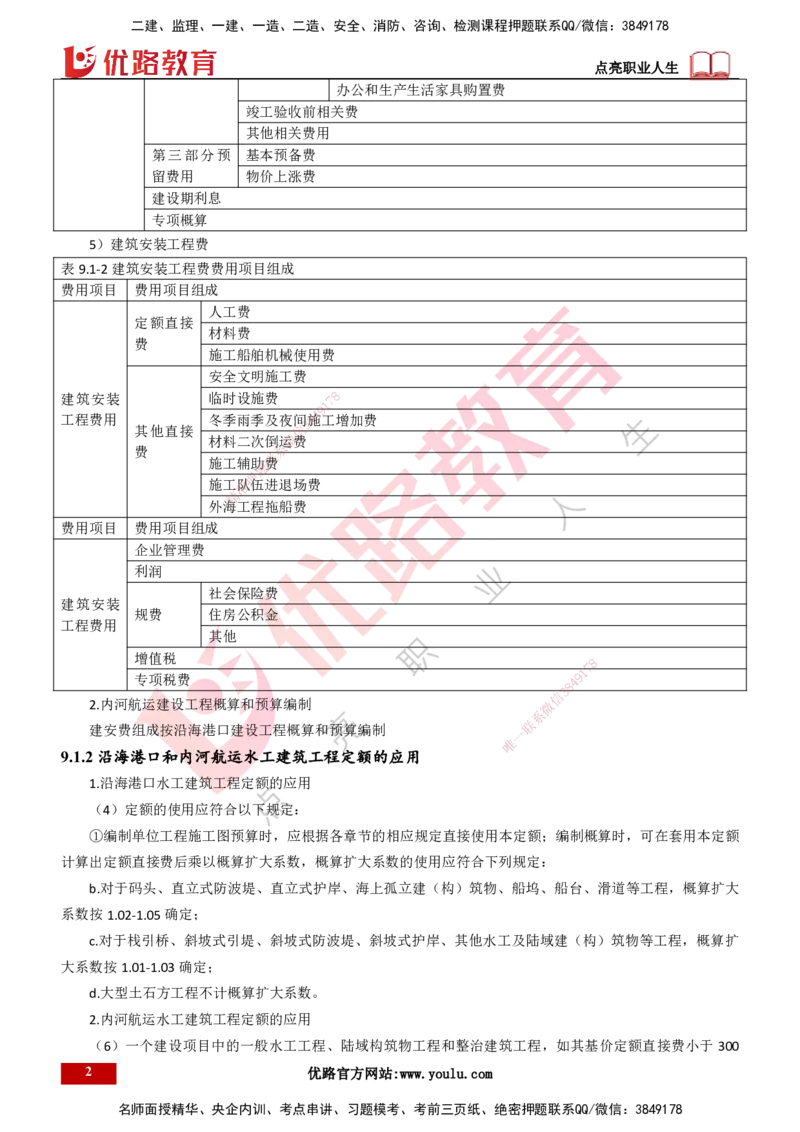 25年一建《港口实务》精讲第9章讲义打印版_2026年一级建造师_2026年一建港航_2025年一建港航SVIP_02-基础精讲✿高端面授✿深度强化_08-港航《强化精讲班》陈冬铭YL推荐