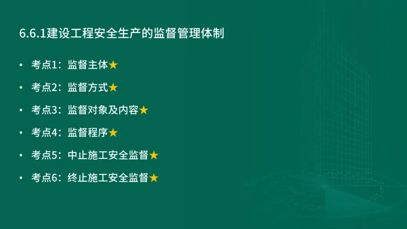 25年一建《工程法规》精讲第6章讲义在线版_2026年一建法规_2025年一建法规SVIP_02-基础精讲✿高端面授✿深度强化_22-法规《教材精讲班》刘老师YL