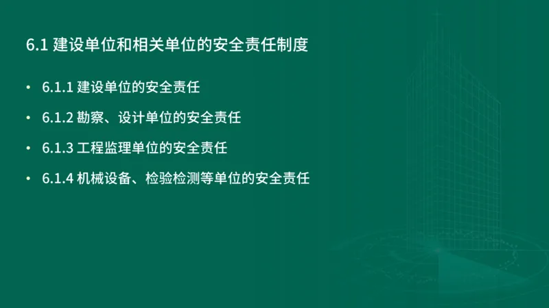 25年一建《工程法规》精讲第6章讲义在线版_2026年一建法规_2025年一建法规SVIP_02-基础精讲✿高端面授✿深度强化_22-法规《教材精讲班》刘老师YL