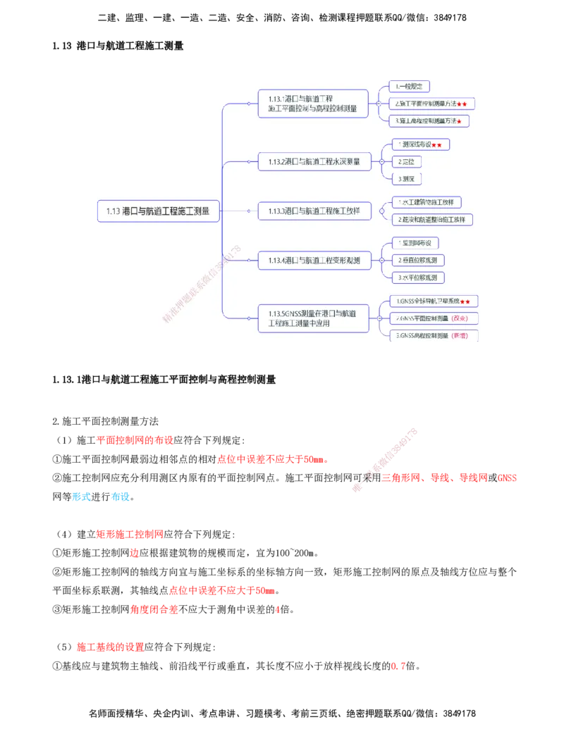 39.39-第1篇-第1章-1.13-港口与航道工程施工测量_2026年一级建造师_2026年一建港航_2025年一建港航SVIP_02-基础精讲✿高端面授✿深度强化_10-港航《天一精讲班》皮丹丹KL_01.第一章
