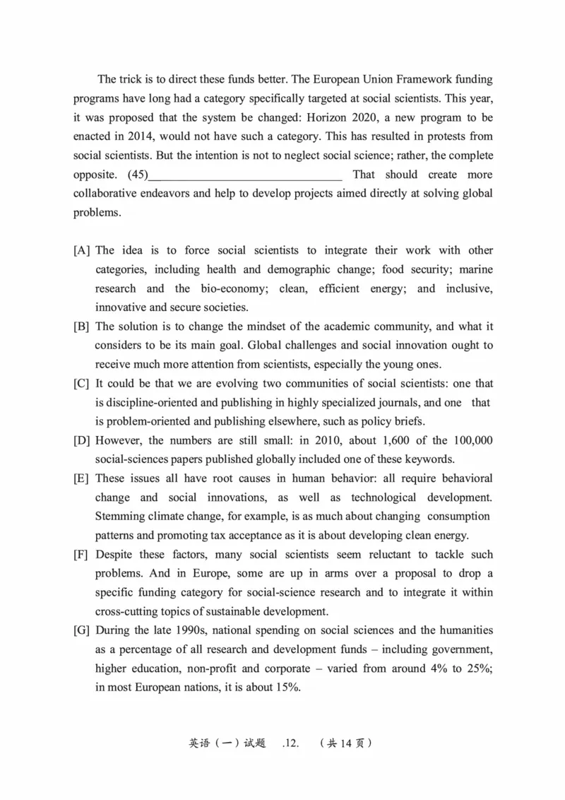 2013年考研英语一真题可复制搜索查词_考研英语真题_考研英语（一）历年真题_❤️2.2010-2024年考研英语一真题及解析_01、真题部分