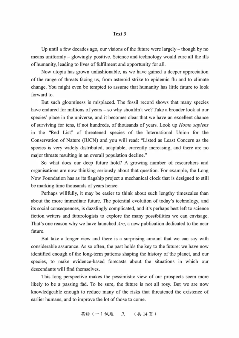 2013年考研英语一真题可复制搜索查词_考研英语真题_考研英语（一）历年真题_❤️2.2010-2024年考研英语一真题及解析_01、真题部分