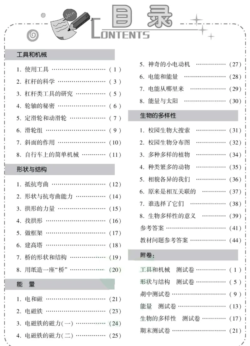 科学与生活六年级上册教科版_2024年人教版小学数学一二三四五六年级上册下册期中期末试a0747_小学全科《同步练习+精品试卷》打包下载（1-6年级单元月考期中期末试卷）_小学科学