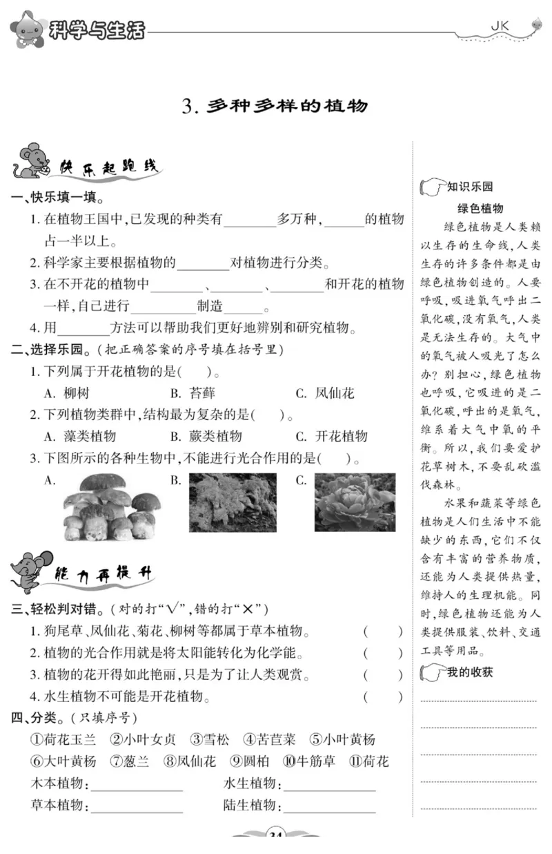 科学与生活六年级上册教科版_2024年人教版小学数学一二三四五六年级上册下册期中期末试a0747_小学全科《同步练习+精品试卷》打包下载（1-6年级单元月考期中期末试卷）_小学科学