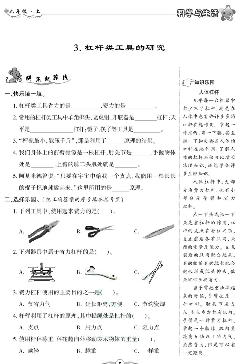 科学与生活六年级上册教科版_2024年人教版小学数学一二三四五六年级上册下册期中期末试a0747_小学全科《同步练习+精品试卷》打包下载（1-6年级单元月考期中期末试卷）_小学科学