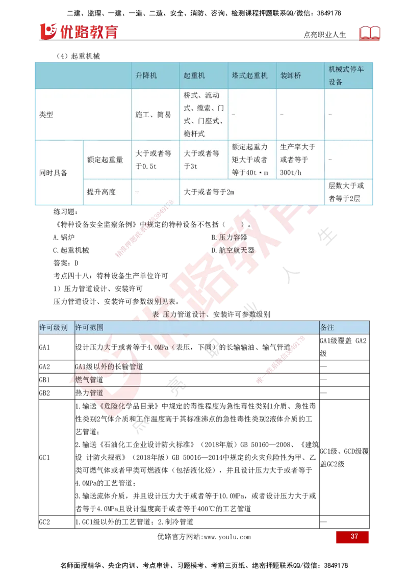25年一建《机电实务》核心考点打印版_2026年一级建造师_2026年一建机电_2025年一建机电SVIP_04-冲刺串讲✿考点强化✿小灶集训_41-机电《核心考点狙击》姚老师YL_讲义