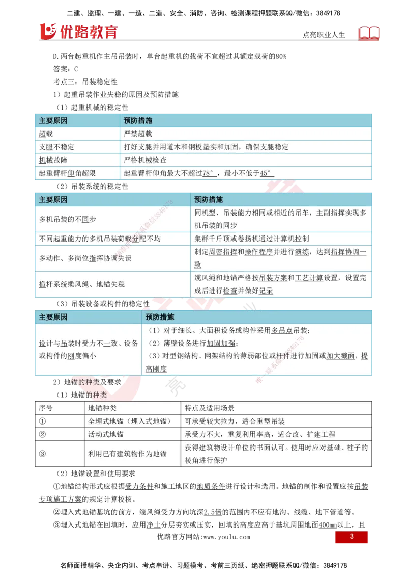 25年一建《机电实务》核心考点打印版_2026年一级建造师_2026年一建机电_2025年一建机电SVIP_04-冲刺串讲✿考点强化✿小灶集训_41-机电《核心考点狙击》姚老师YL_讲义