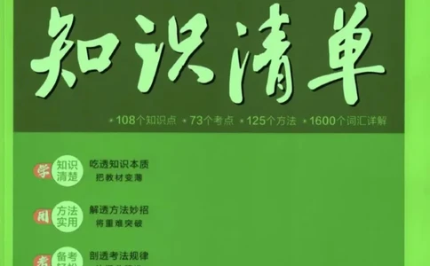 2026版53初中知识清单-英语