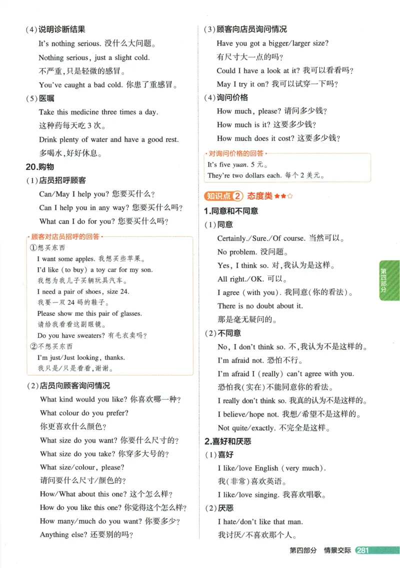 2026版53初中知识清单-英语